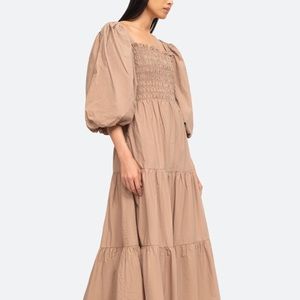 Sea NY Puffed Sleeve Dress